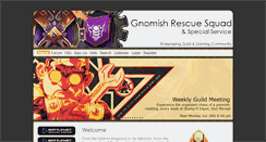 Desktop Screenshot of gnomishrescuesquad.org